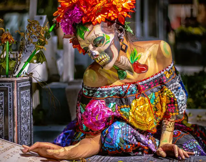 Día de muertos calaveras y catrinas